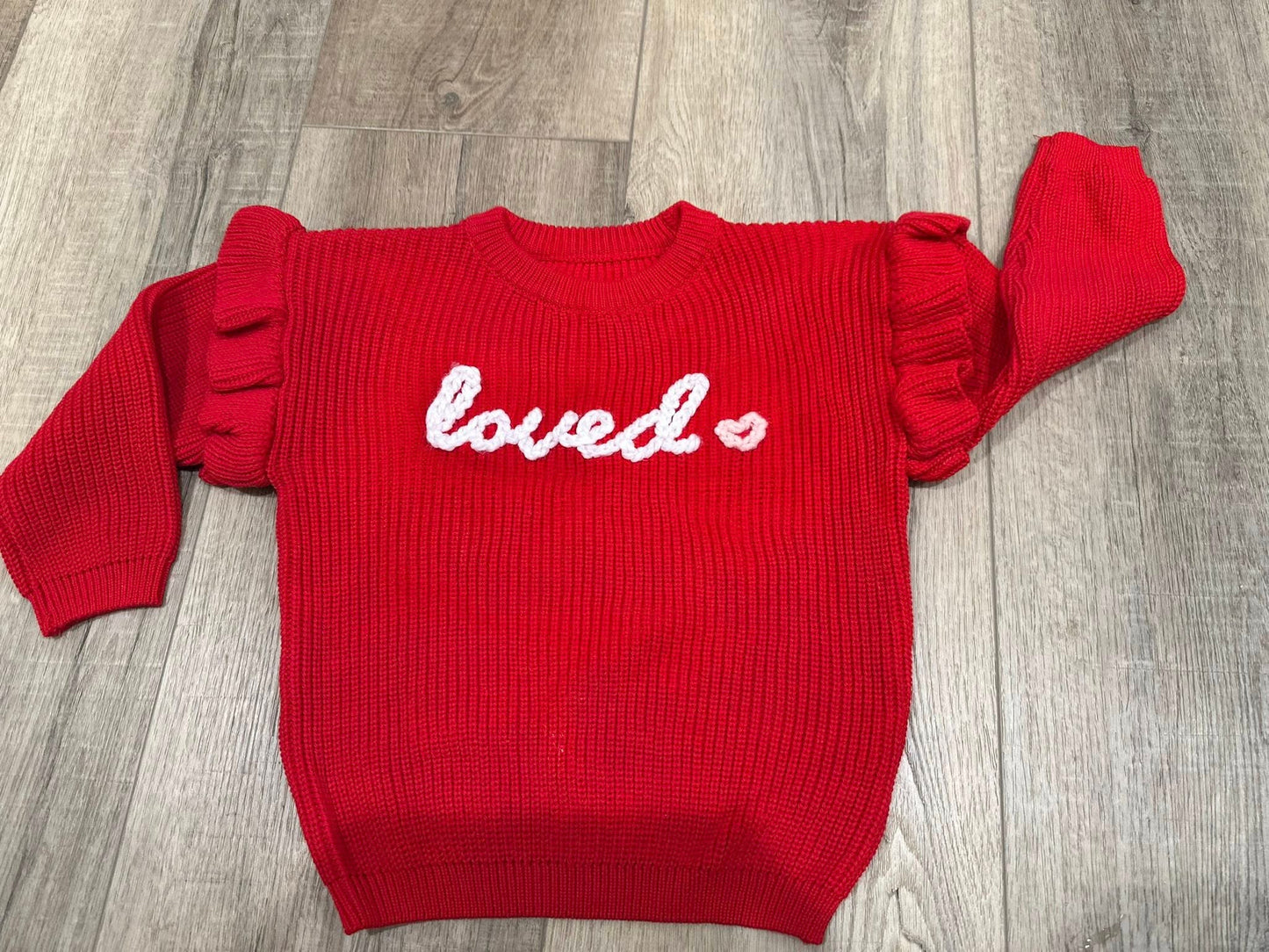 Special occasion hand embroidered sweater