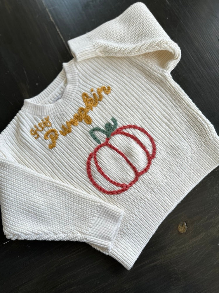 Special occasion hand embroidered sweater